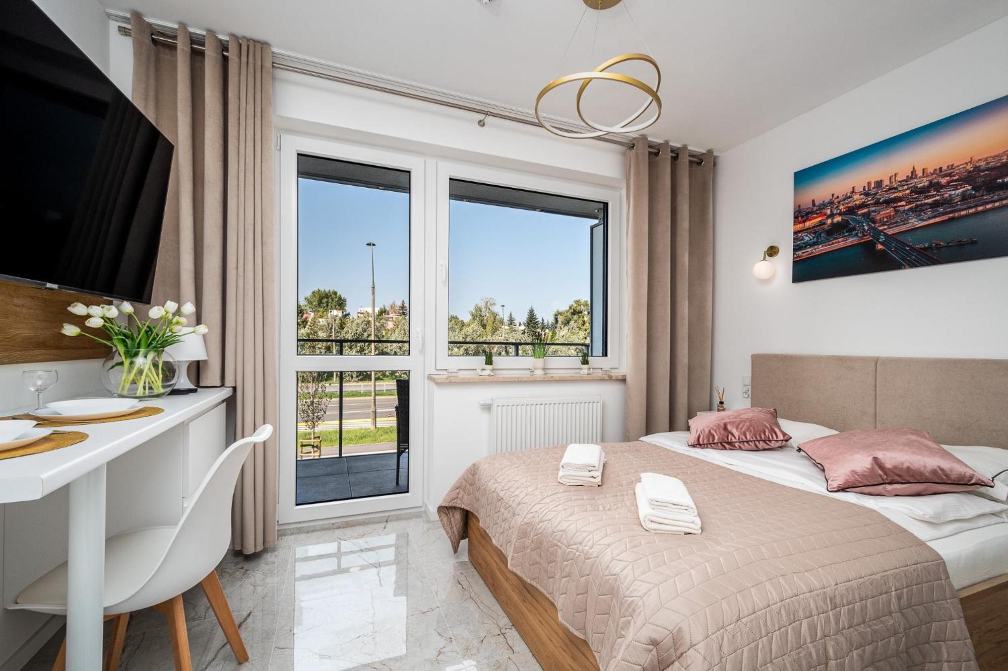 Pileckiego 59 Free Parking By Perfect Apart Warszawa Rom bilde